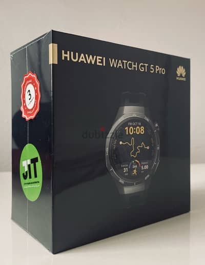 huawei watch gt 5 pro  جديدة بضمان الوكيل