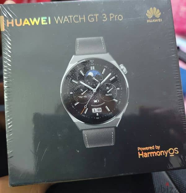 Huawei watch gt 3 pro جديدة بالكرتونة متبرشمة 0