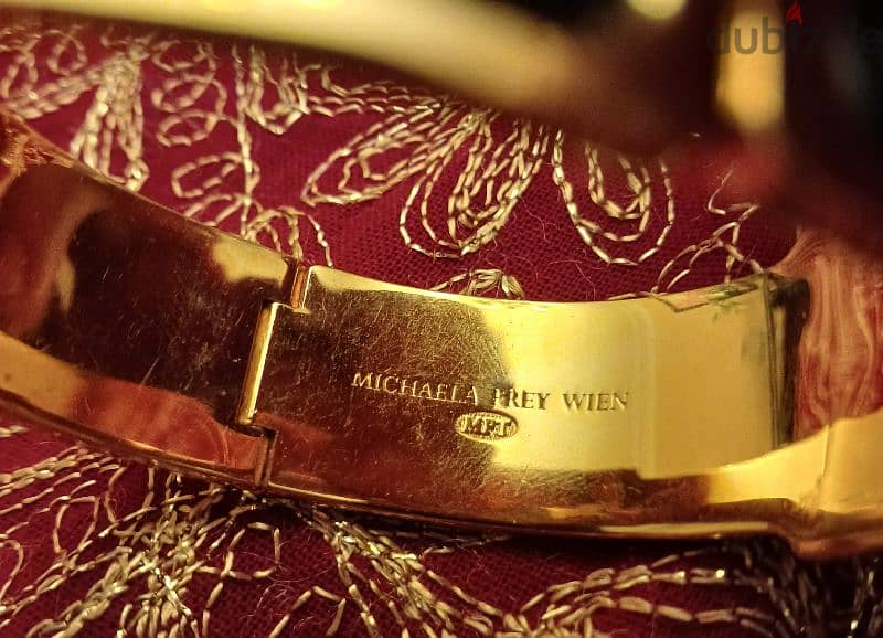 Michaela Frey Wein Contessa bracelet Luxurious 24K gold-plated finish 9