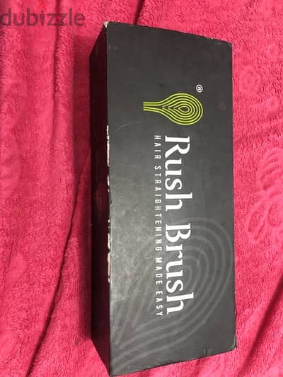 rush brush in hot pink with box