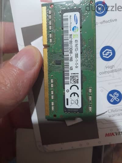 ram 4 gigabyte Samsung ddr3 for laptops