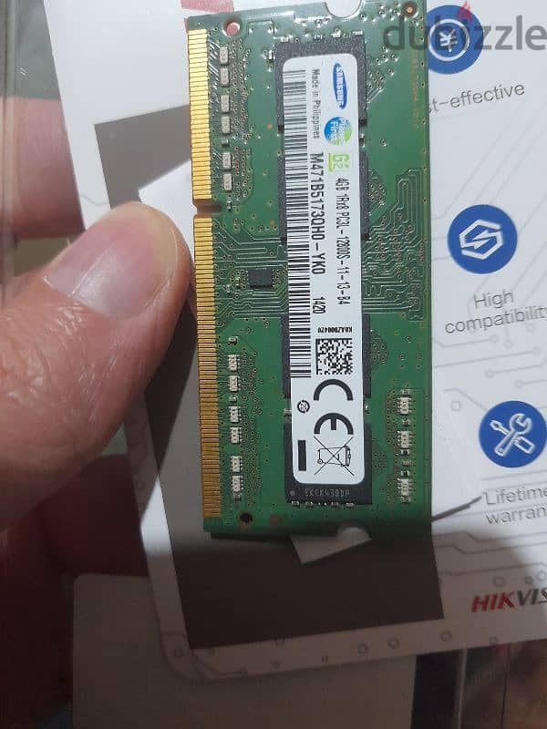 2 ram 4 gigabyte Samsung ddr3 for laptops 0