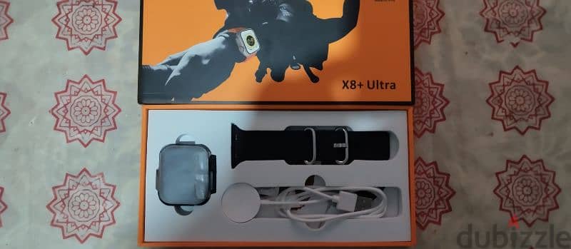 ساعه  X8 ULTRA  استخدمت يومين يعني جديده زيرو بمشتملاتها 1