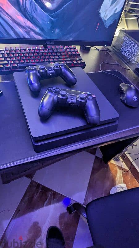 ps4 slim بلايستيشن 4 سليم 6