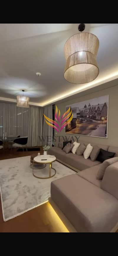 Apartment for rent, first residence, furnished with hotel furniture, Aeon Towers Compound, Mall of Arabia Centers, 6th of October, Gamal Abdel Nasser