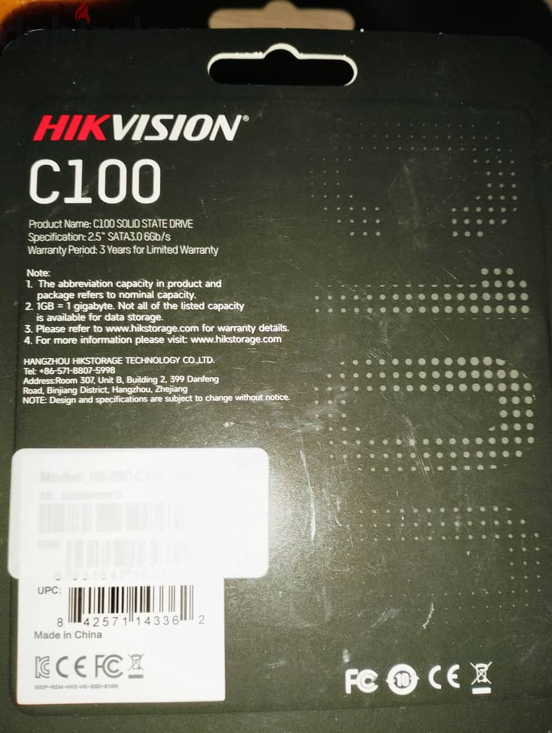 Hikvision C100/240G SSD هارد 2