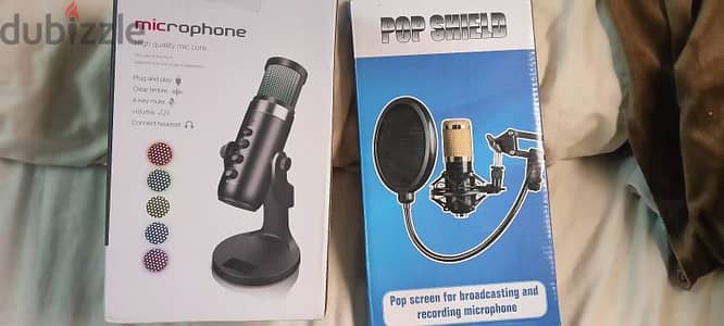 Microphone Condenser | ميكروفون كوندنسر و فلتر مايك