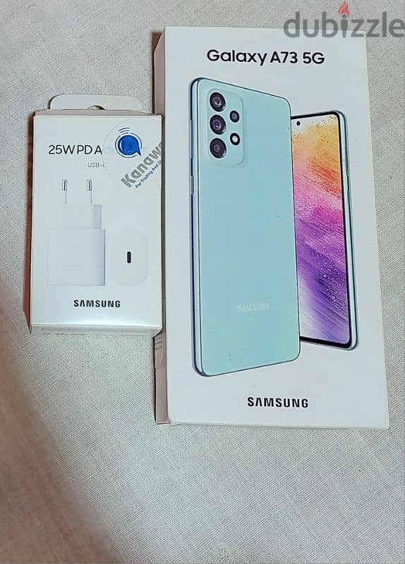 Samsung a73 5G Ram 8 Storage 256 كسر زيرو 0