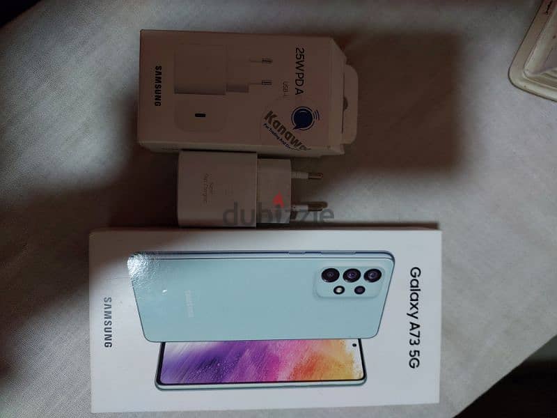 Samsung a73 5G Ram 8 Storage 256 كسر زيرو 10