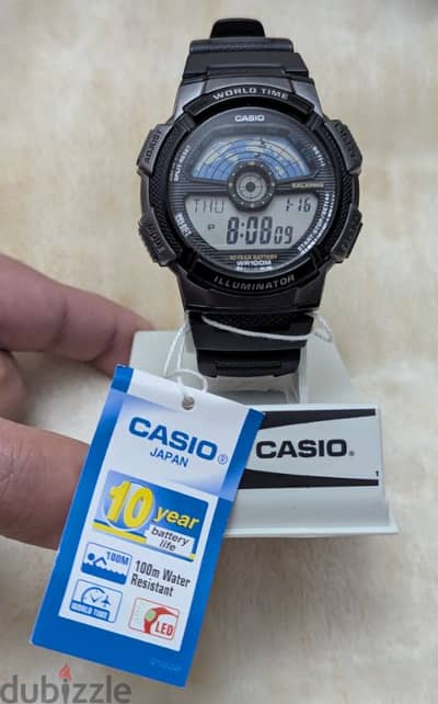 ساعة كاسيو Casio أصلية AE-1100W-AV بحالة الجديدة