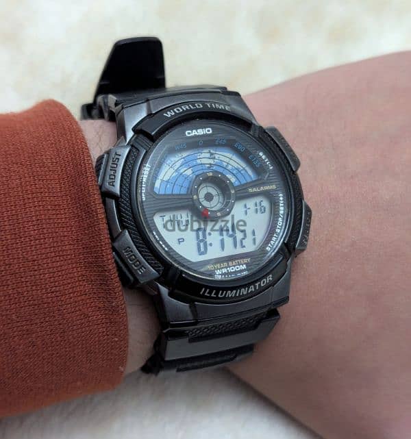 ساعة كاسيو Casio أصلية AE-1100W-AV بحالة الجديدة 2