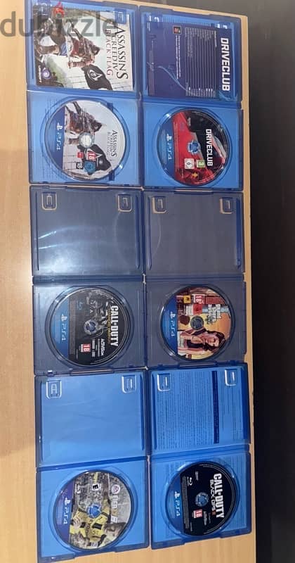 Ps4 fat playsation used 500GB +1 controller +6 games 4