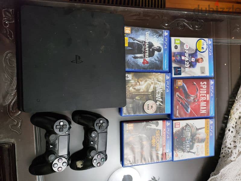 ps4 used include 2 controller and the games listed 0