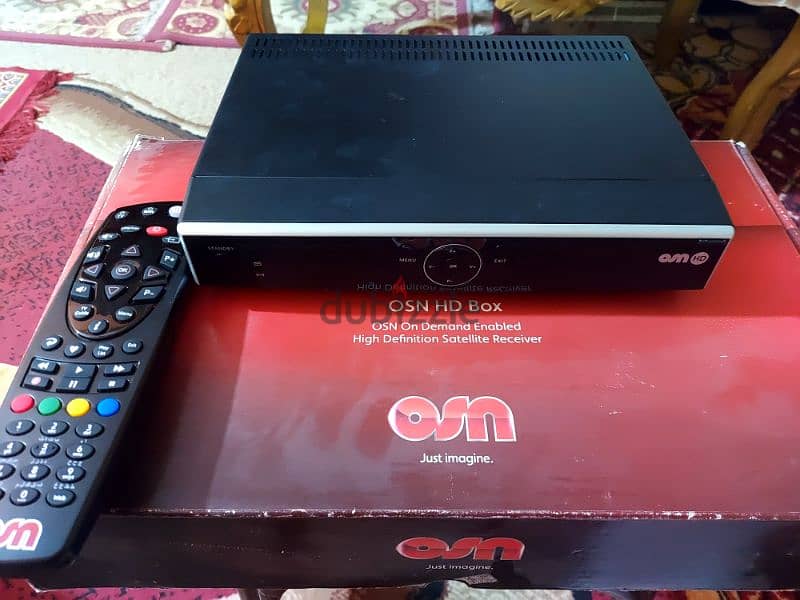 رسيفر جديد OSN HD Box بالريموت بتاعه 1