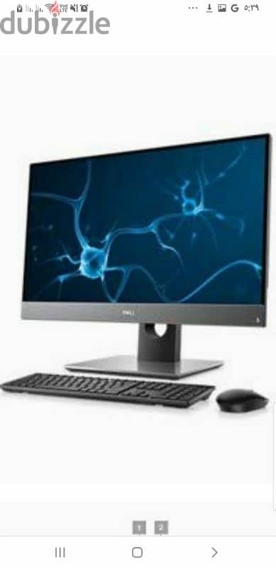 الاجهزه جديدة ضمان الوكيل OptiPlex 7780 All-in-One Core i7-10700T 13