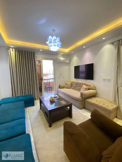 Furnished apartment for rent in Gardenia City Zone 2 steps from the mall in Nasr City