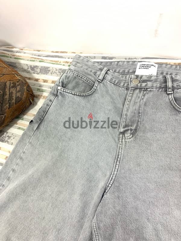 new grey asili baggy jeans 3