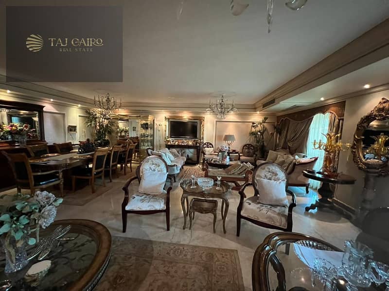 Luxury apartment with palace finishes for sale in Nasr City 0