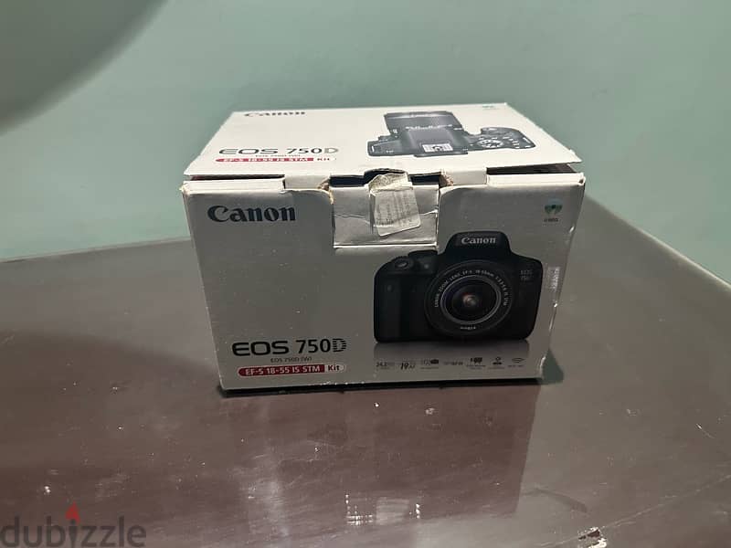 canon 750D و عدسه 18-55 كسر زيرو 2