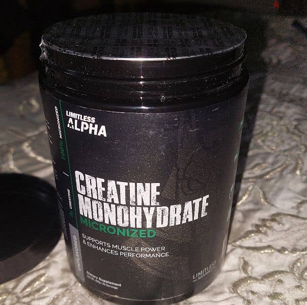 limitless alpha 100% pure creatine monohydrate 300gm 4