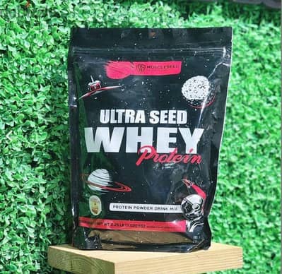 whey protein powder muscle seed 30 serve/ واي بروتين ماسل سيد ٣٠ جرعه