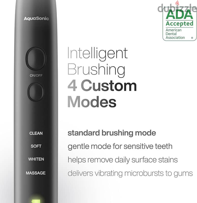 Aquasonic Black Series Ultra Whitening Toothbrush 1