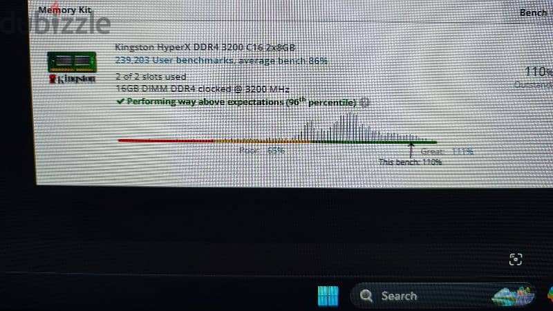 Ram 2x8 DDR 4 3200mhz 1