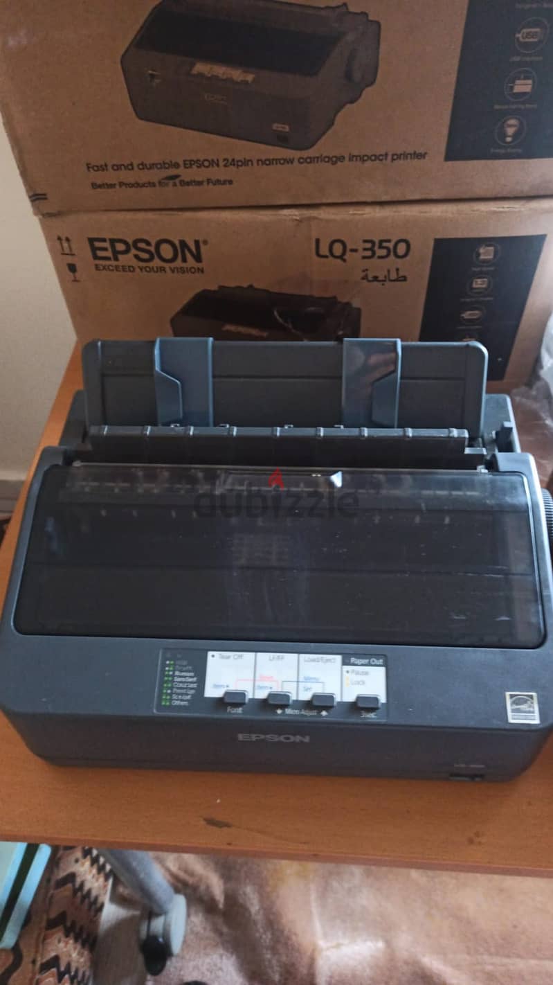 Epson lq-350 dot matrix printer برنتر طابعه ايبسون دوت ماتريكس 2