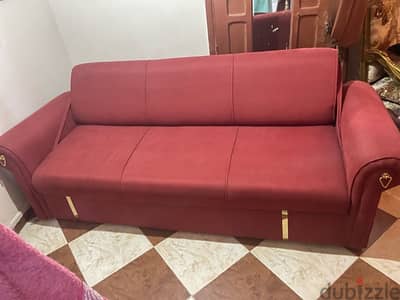 sofa bed, كنبة تتفرد سرير عرض ٢ متر