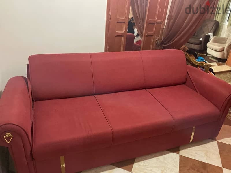 sofa bed, كنبة تتفرد سرير عرض ٢ متر 1