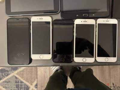 collection of phones 6/7/11