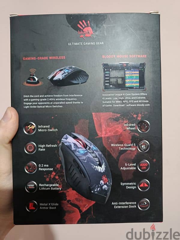 Bloody R80 wireless Gaming Mouse 1