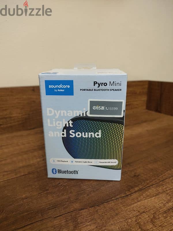 Soundcore pyro mini portable bluetooth speaker 0