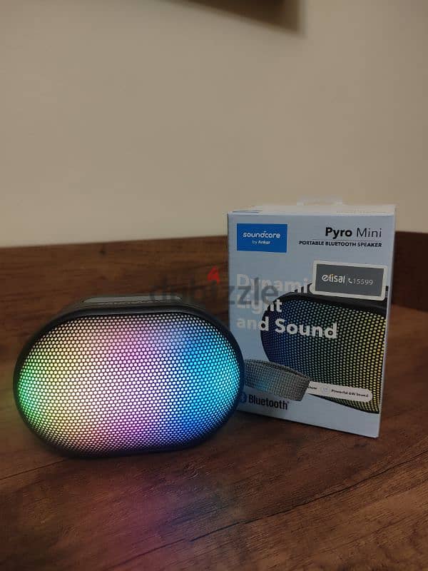 Soundcore pyro mini portable bluetooth speaker 1