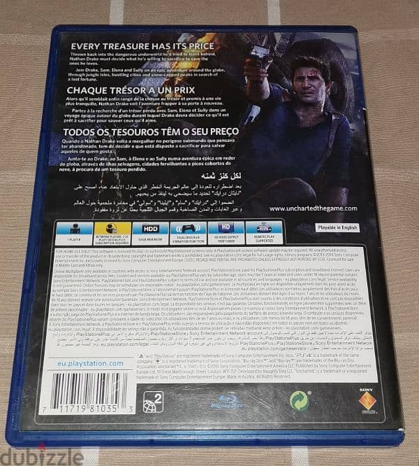 لعبة انشارديت UNCHARTED 4 لـ PS4 2