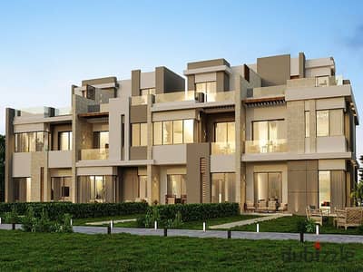 Townhouse 208m in Towny Compound from Hyde Park next to Palm Hills in installments, delivery soon