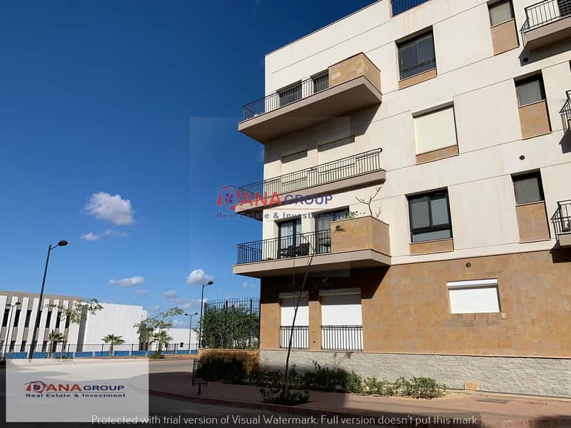 Semi finished apartment for sale in Courtyard 200 meters She has a membership in the club and garage 3 Bedrooms 3 bathrooms There is a master room wi 0