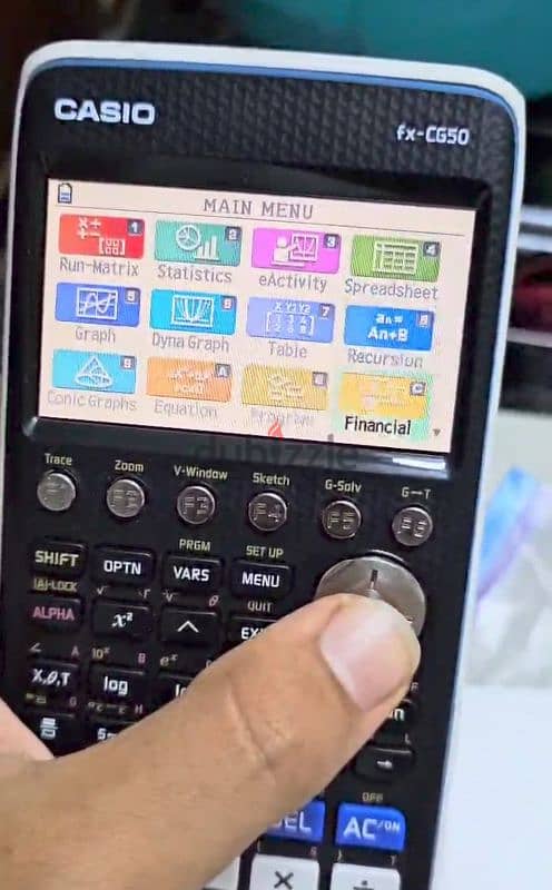 الآلة الحاسبة Casio Fx Cg50 3