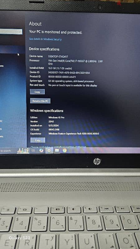 hp core i7 with Nvidia card 7