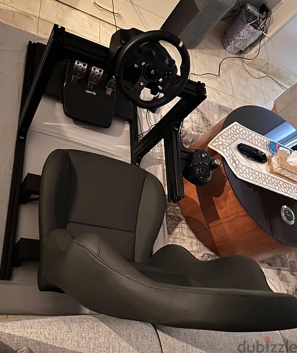 Logitech g920 + shifter + sparco seat with stand 1