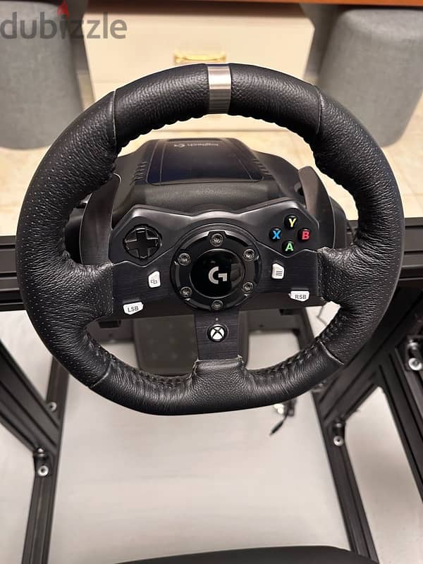 Logitech g920 + shifter + sparco seat with stand 5