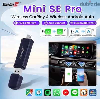 carlinkit mini se pro apple carplay wireless