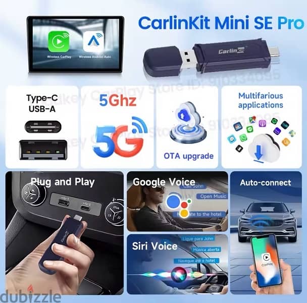 carlinkit mini se pro apple carplay wireless 2