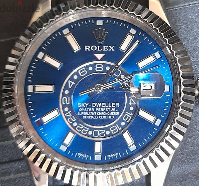 Rolex sky dweller bleu replica whatsapp 01118659401 3