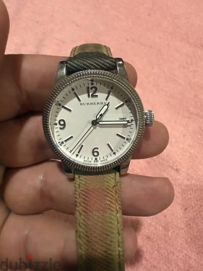 Burberry watch سويسرى اصلى