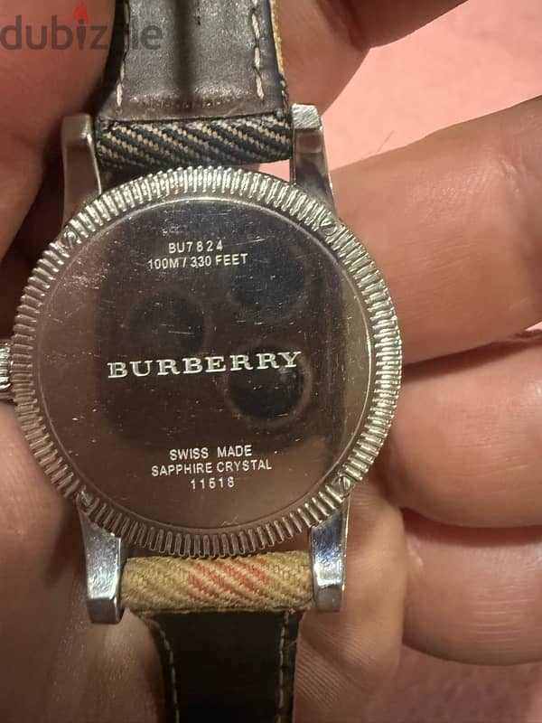 Burberry watch سويسرى اصلى 2