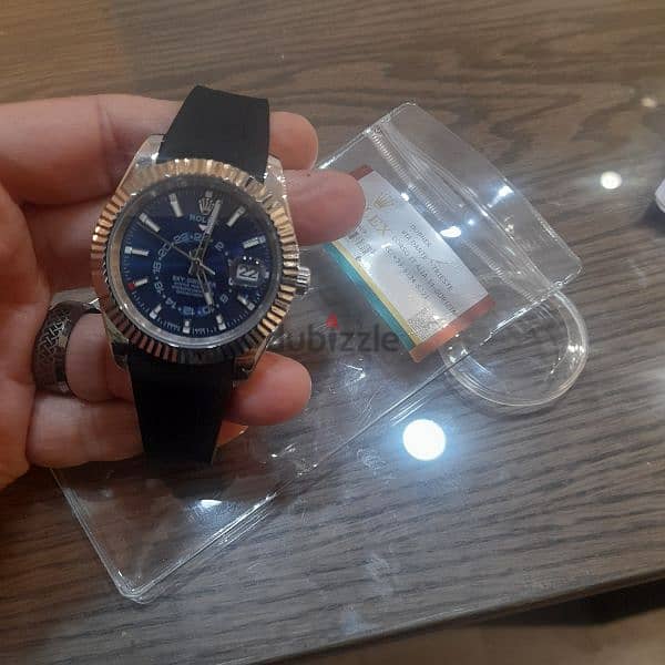 Rolex sky dweller bleu 4