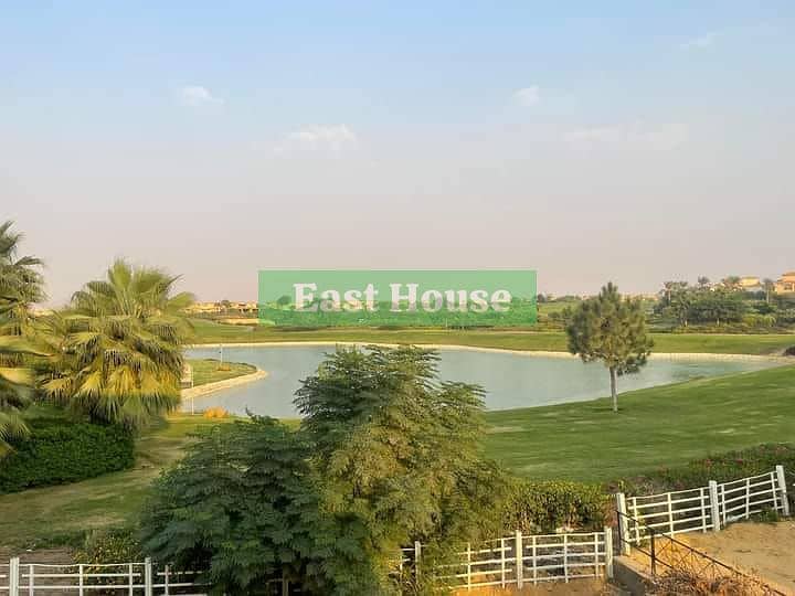 For sale in Madinaty a villa with a direct view of the golf course and lakes company finishing ready for housing 0