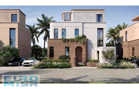 Fully finished villa 404 Meters in Crescent Walk Compound, New Cairo