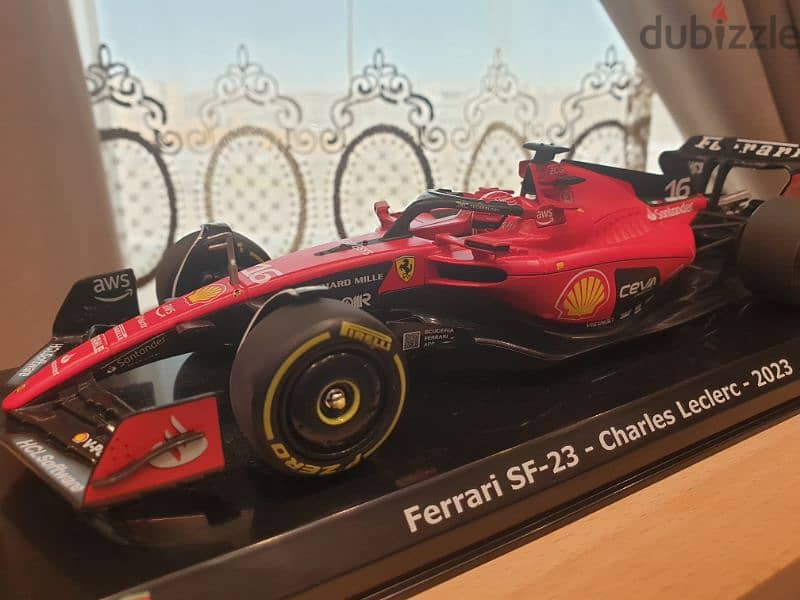 من الإمارات عشاق FERRARI الفورميلا ١ مجسم معدني Ferrari SF - 23 F1 9